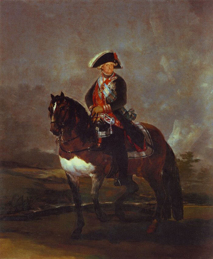 Charles IV on Horseback, 1799 by Francisco Goya