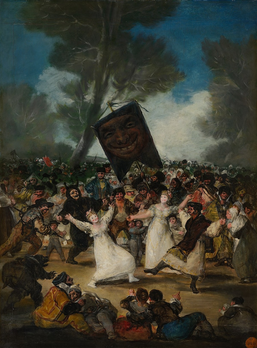 The Burial of the Sardine, 1812-19 by Francisco Goya