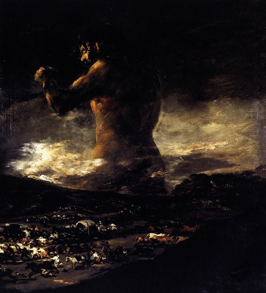 The Colossus, 1808-12 by Francisco Goya