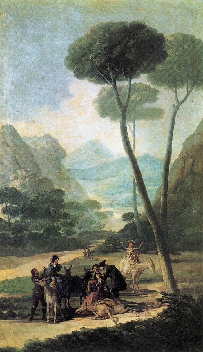 The Fall, 1786 by Francisco Goya