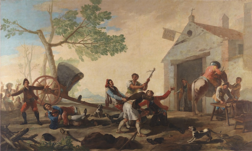 The Fight at the Venta Nueva, 1777 by Francisco Goya