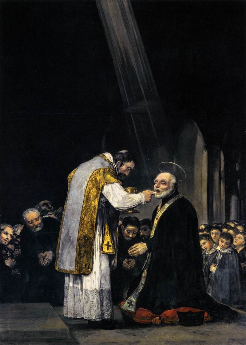 The Last Communion of St Joseph of Calasanz, 1819 by Goya