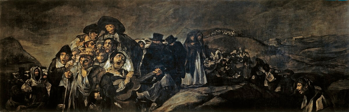 The Pilgrimage to San Isidro, 1820-23 by Francisco Goya