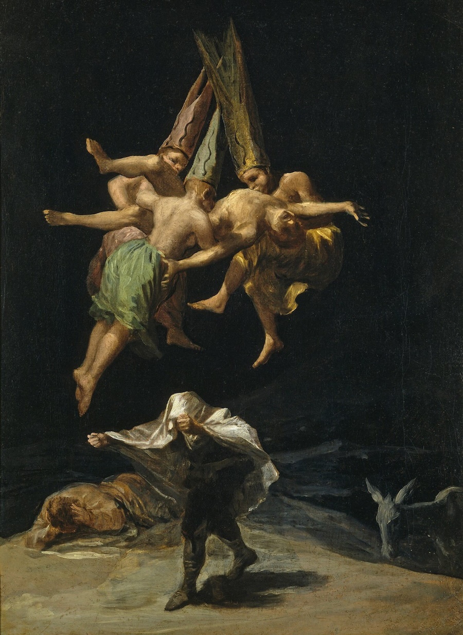 Witches' Flight, 1797 by Francisco Goya