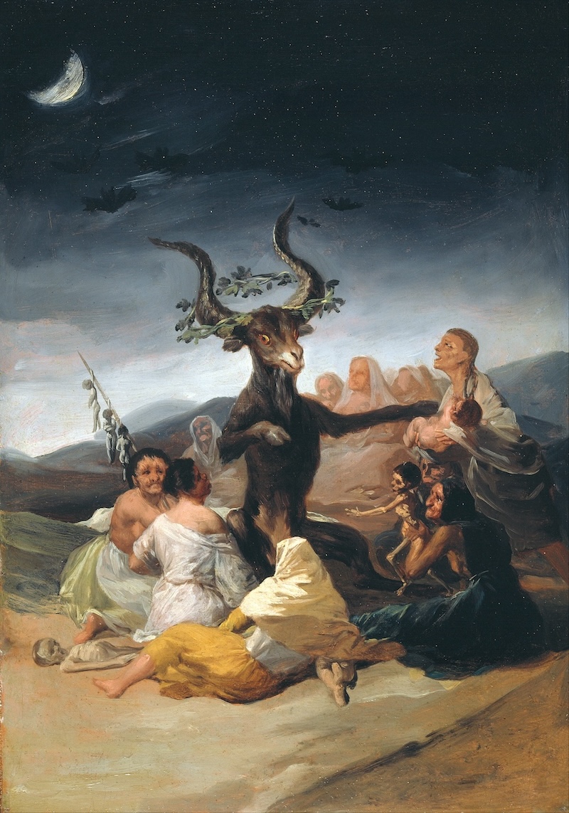 Witches' Sabbath, 1798 by Francisco Goya