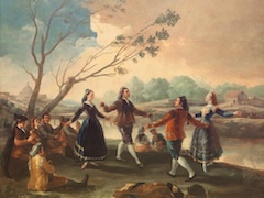 Dance on the Banks of the Manzanares by Francisco Goya