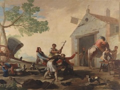 The Fight at the Venta Nueva by Francisco Goya