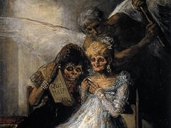 Time and the Old Women by Francisco Goya
